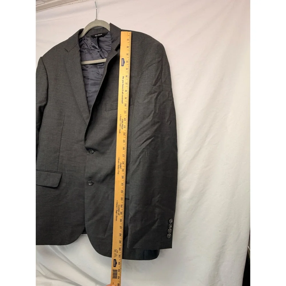 Jos. A. Bank Signature Grey Wool Blazer Tailored Fit 2-Button Sport Coat 42L